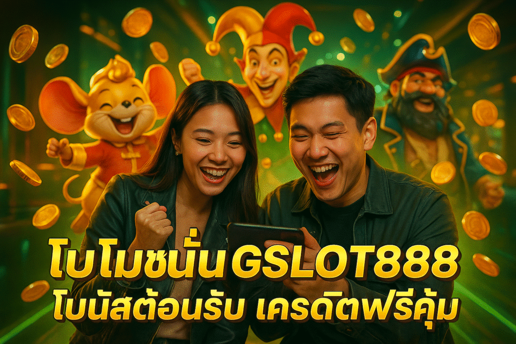 โปรโมชั่น GSLOT888 โบนัสต้อนรับ เครดิตฟรีคุ้ม