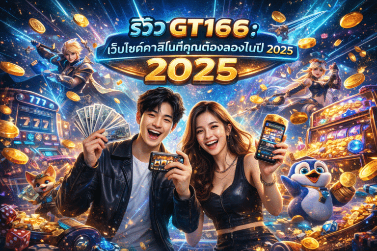 รีวิว GT166: เว็บไซต์คาสิโนที่คุณต้องลองในปี 2025