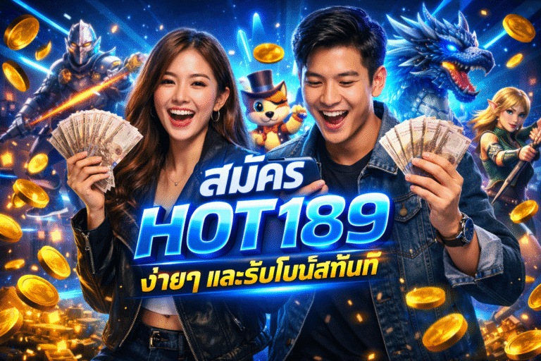 สมัคร HOT189 ง่ายๆ และรับโบนัสทันที